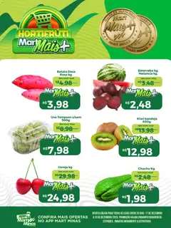 Pré-visualização Mart Minas - Ofertas Hortifruti válida a partir de 17/12/2025