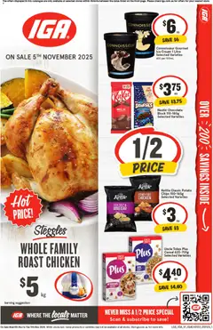 IGA catalogue preview - valid from 05/11/2025