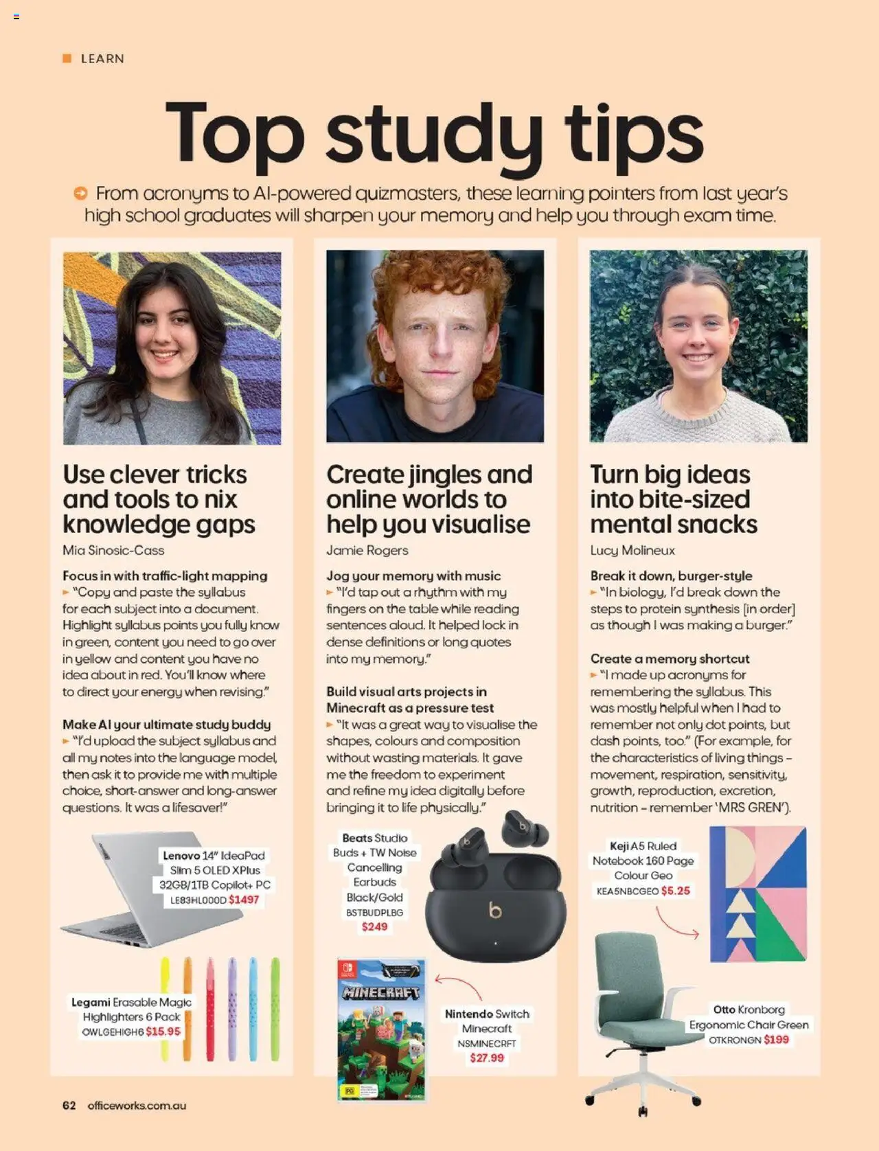 Officeworks Magazine - page 62- valid from 13/10/2025