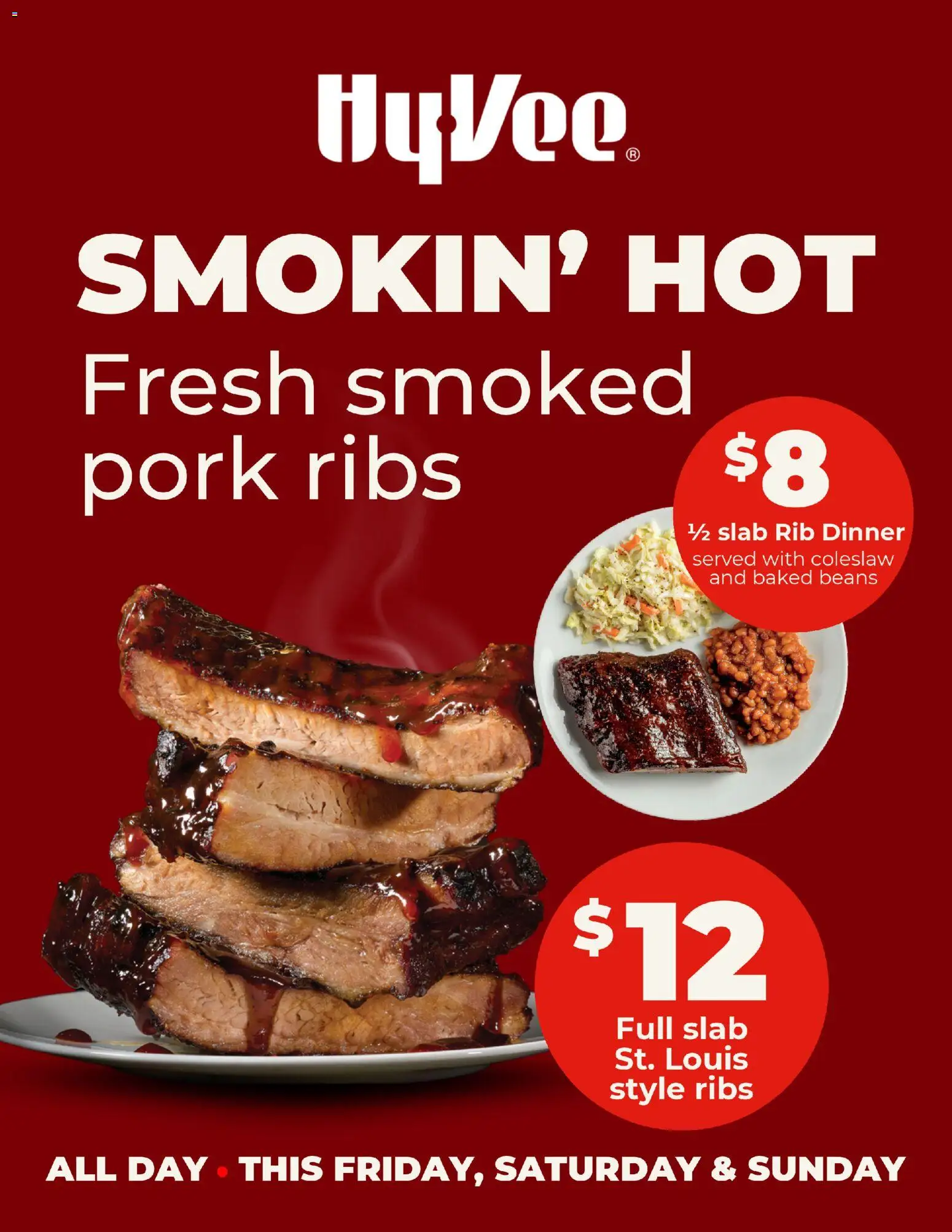 HyVee Fresh Smoked Pork Ribs - page 1- valid from 11/28/2025