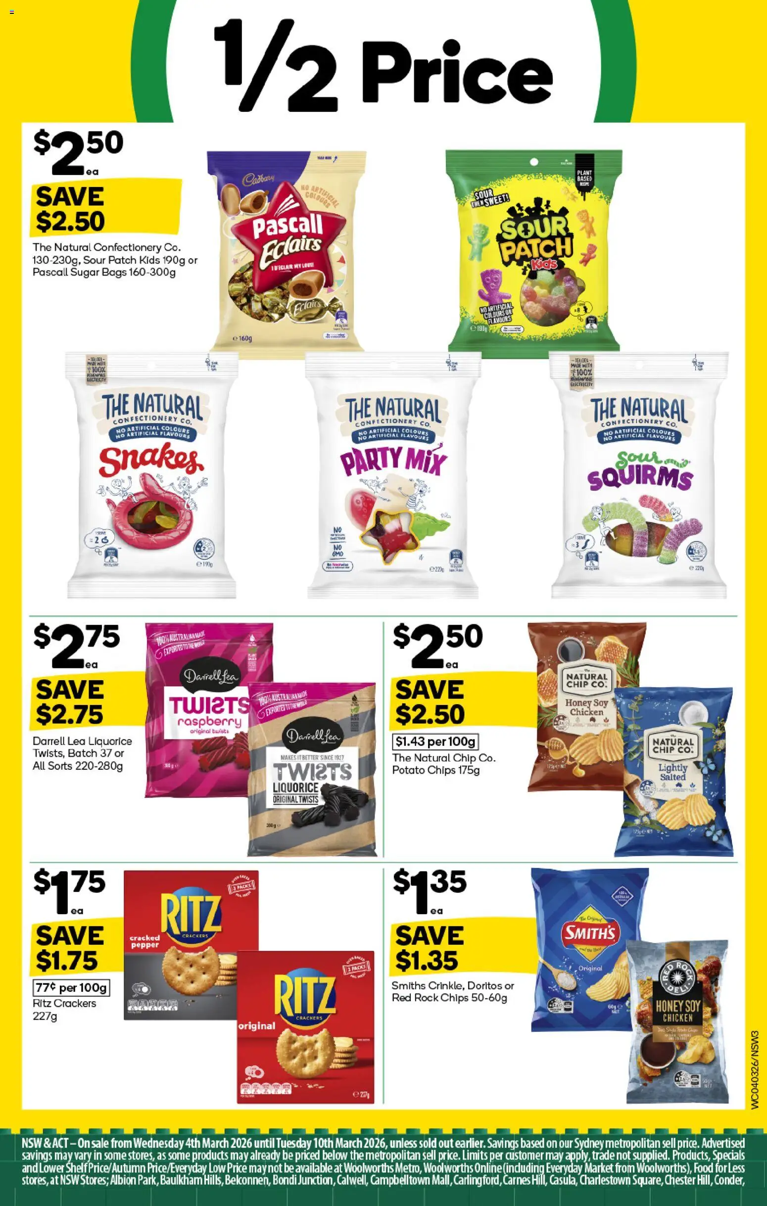 Woolworths catalogue  - page 3- valid from 04/03/2026