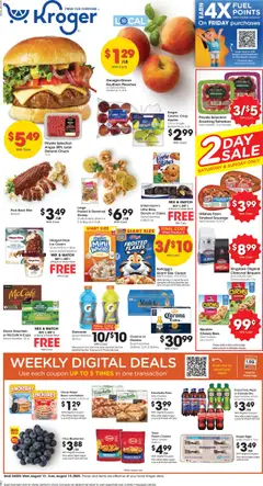 Preview Kroger Weekly Ad valid from 08/13/2025