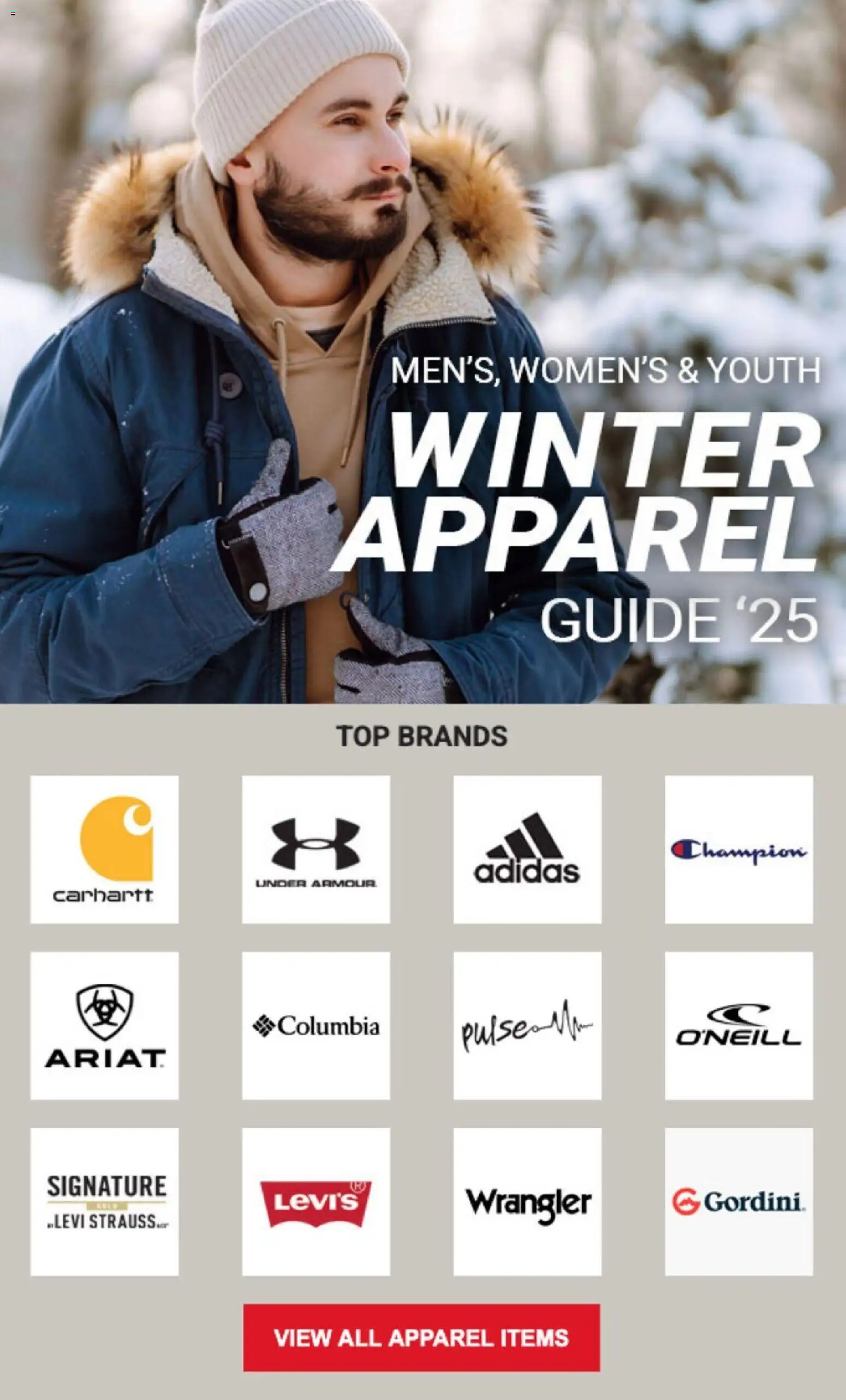Dunham's Sports Winter Apparel Guide - page 1- valid from 10/30/2025