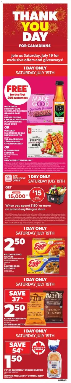 Preview Independent Grocer weekly flyer / circulaire valid from Jul 17, 2025