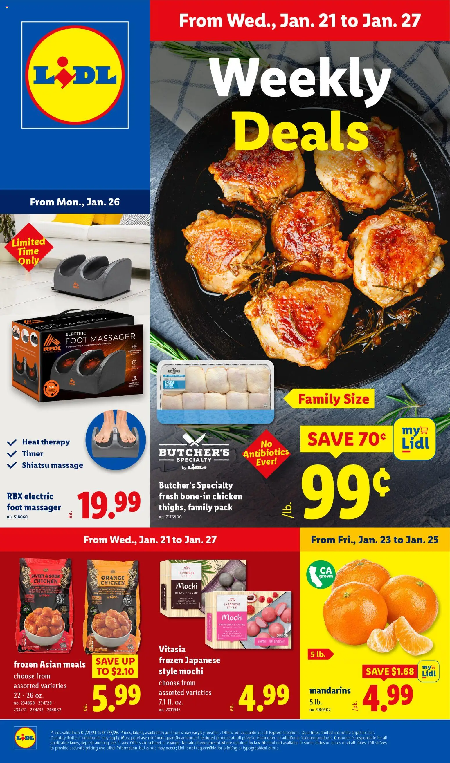 Lidl Weekly Ad - page 1- valid from 01/21/2026