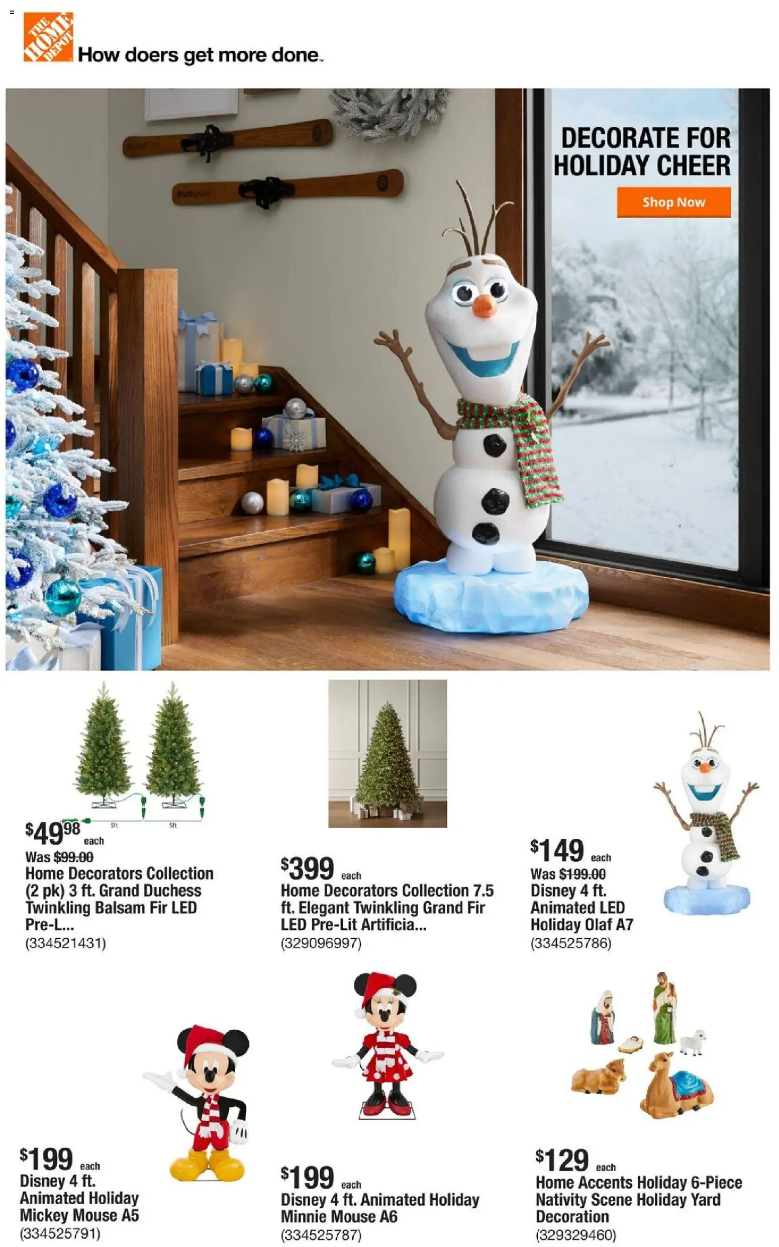 Home Depot Weekly Ad - TX - page 1- valid from 12/04/2025