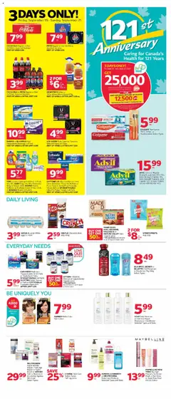 Preview Rexall weekly flyer / circulaire valid from Sep 19, 2025
