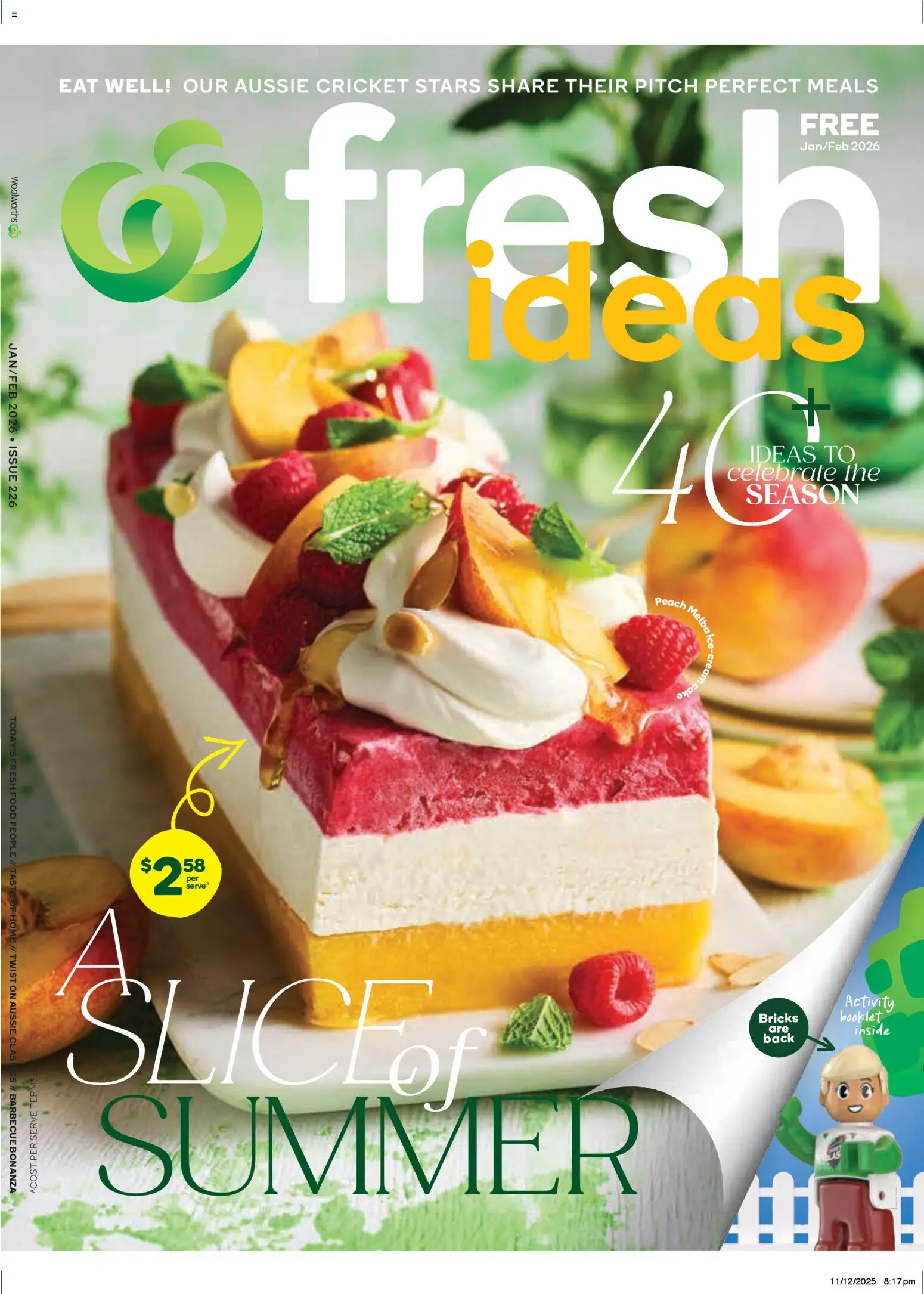 Woolworths Fresh Ideas Magazine - page 1- valid from 14/01/2026