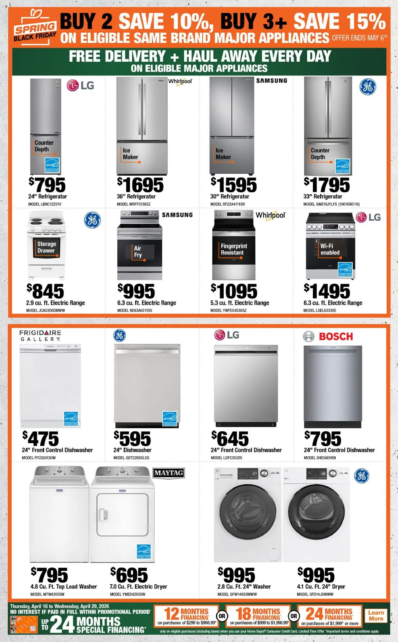 Home Depot weekly flyer / circulaire - page 9- valid from Apr 16, 2026