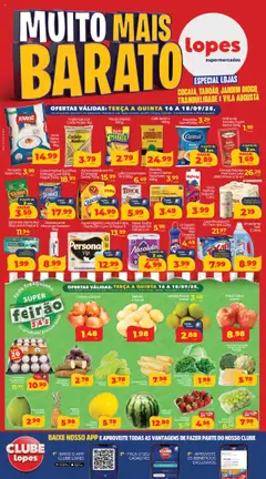 Pré-visualização Lopes Supermercados - Ofertas Muito Mais Barato válida a partir de 16/09/2025