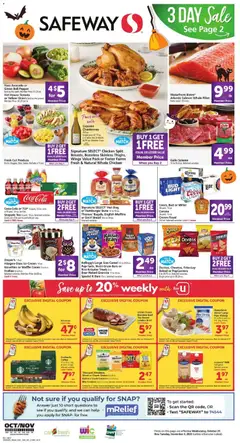 Preview Safeway Weekly Ad valid from 10/29/2025