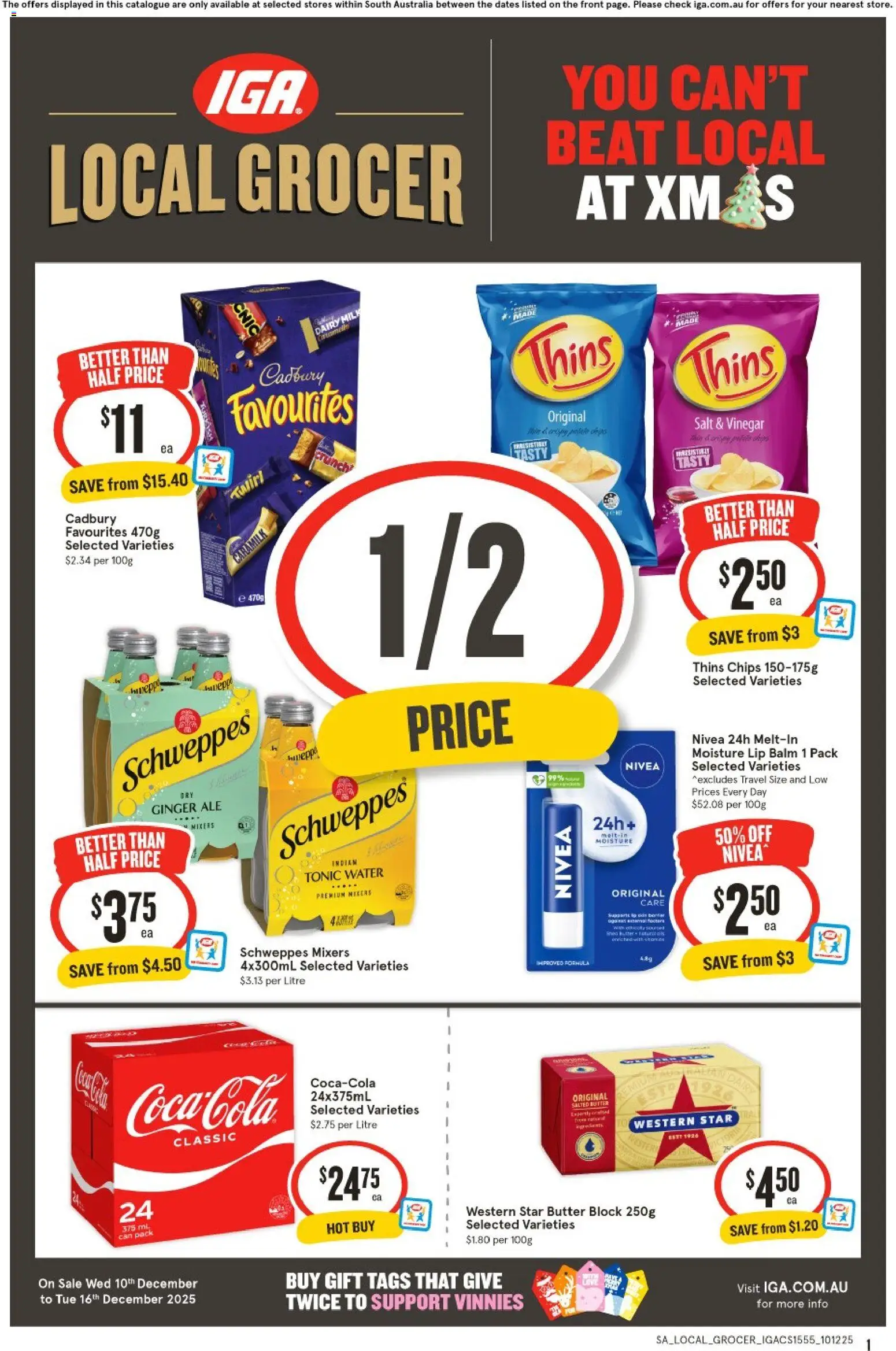 IGA Local Grocer SA - page 1- valid from 10/12/2025