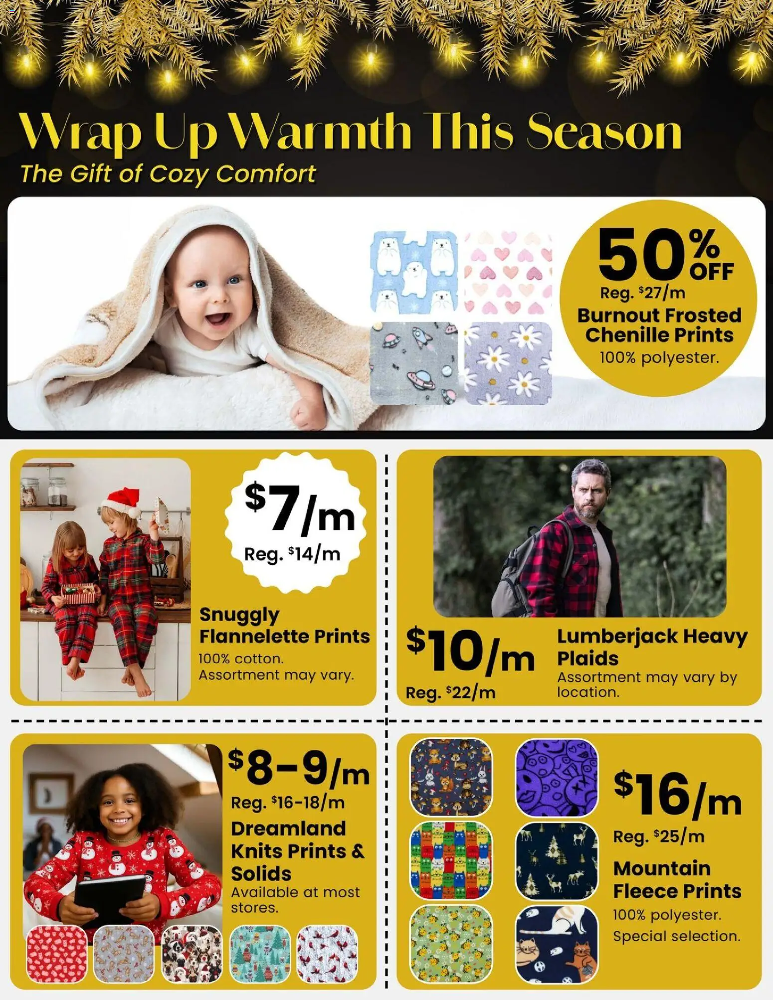 Fabricland weekly flyer / circulaire - page 7- valid from Nov 1, 2025
