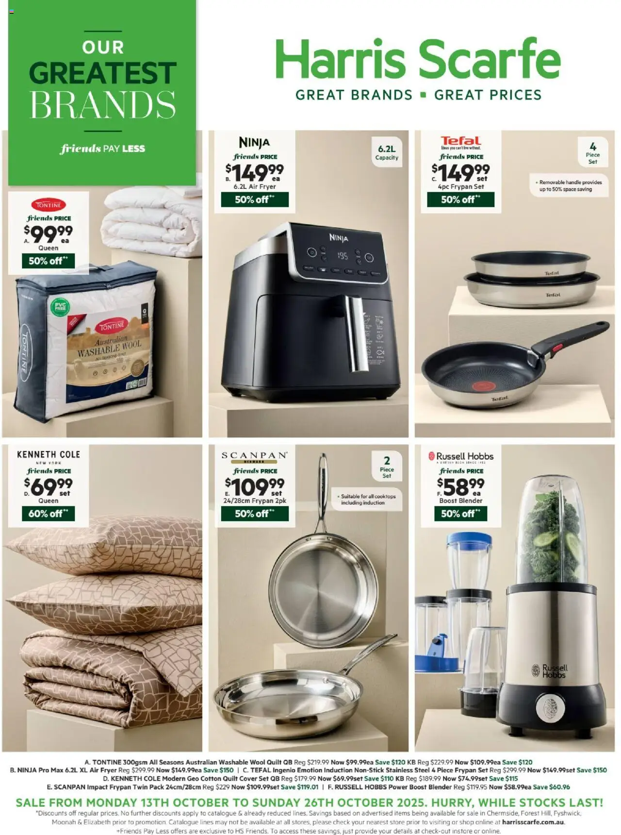 Harris Scarfe Catalogue - page 1- valid from 13/10/2025