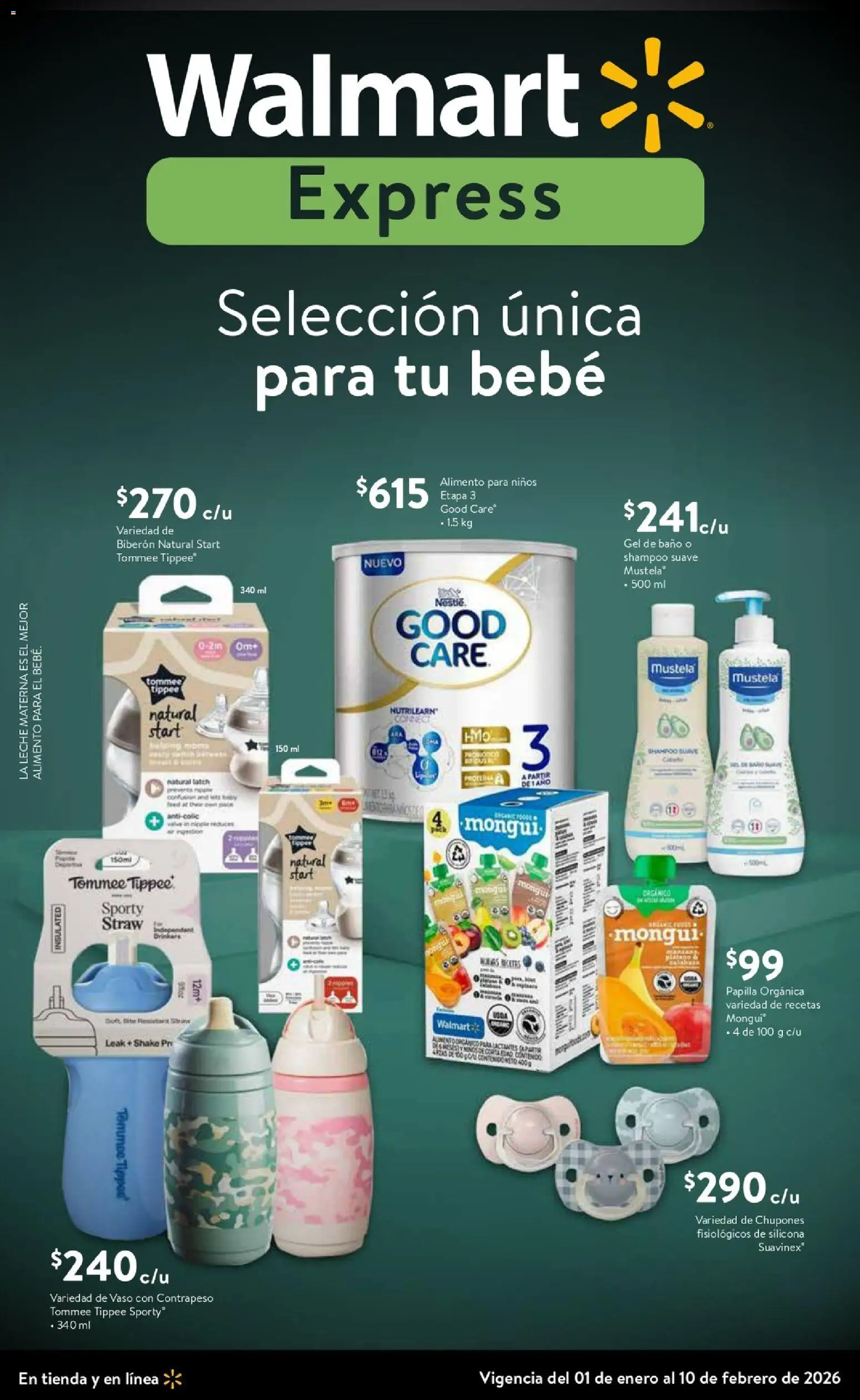 Walmart Express folleto Selección única para tu bebé - página 1- válido desde 01/01/2026