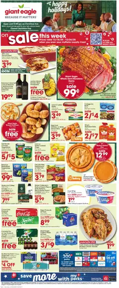 Preview Giant Eagle Weekly Ad valid from 12/18/2025