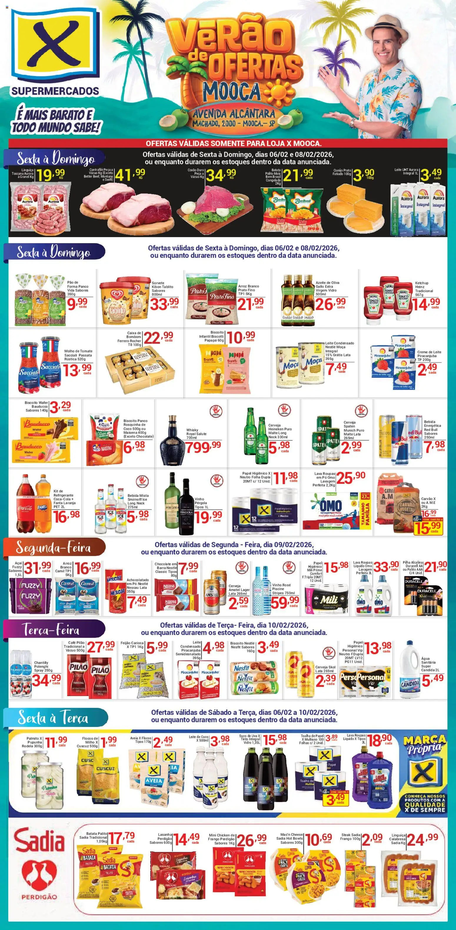 X Supermercados - Ofertas da semana  - página 1- válido a partir de 06/02/2026
