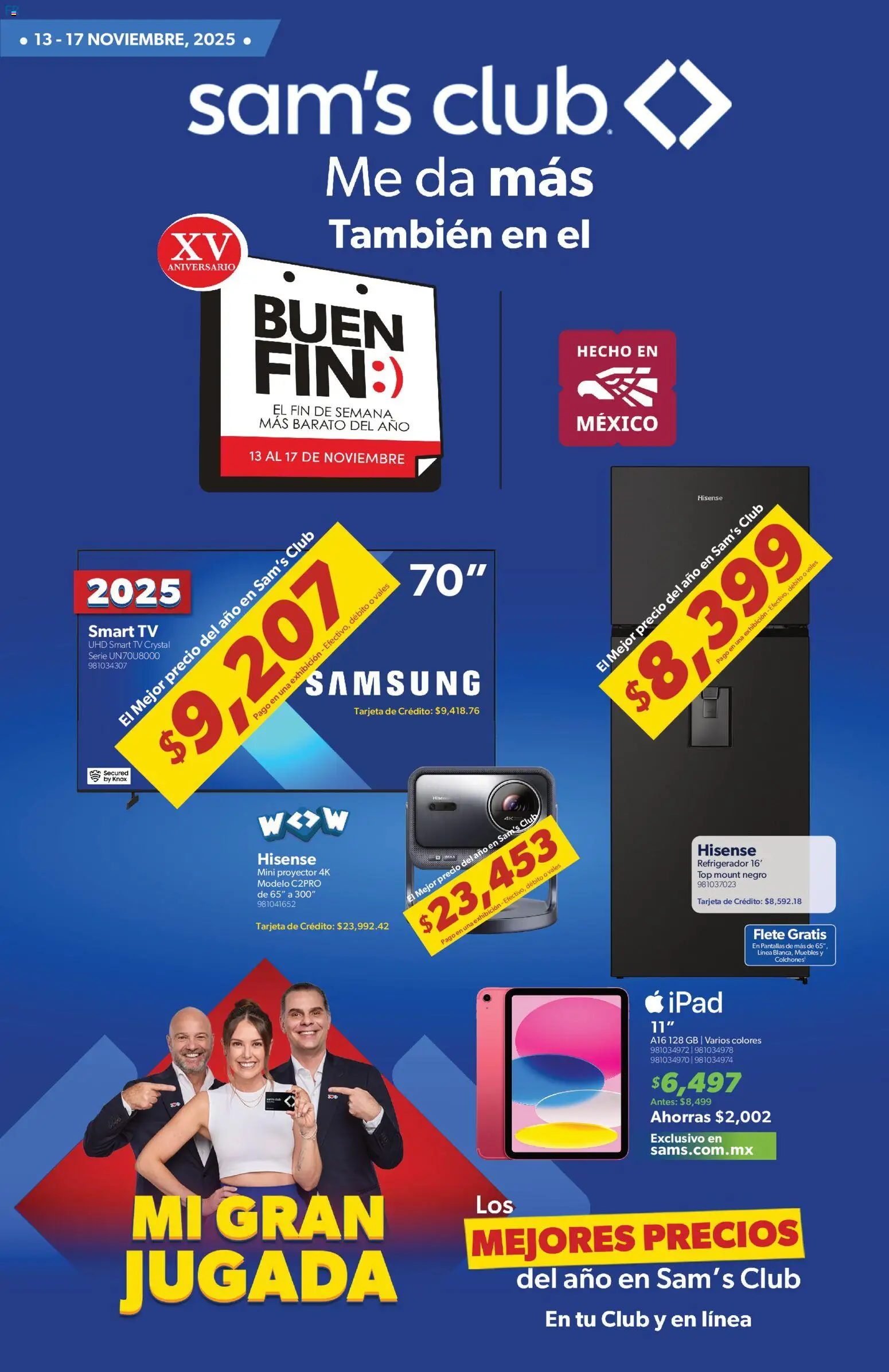 Sam's Club Buen Fin  - página 1- válido desde 13/11/2025