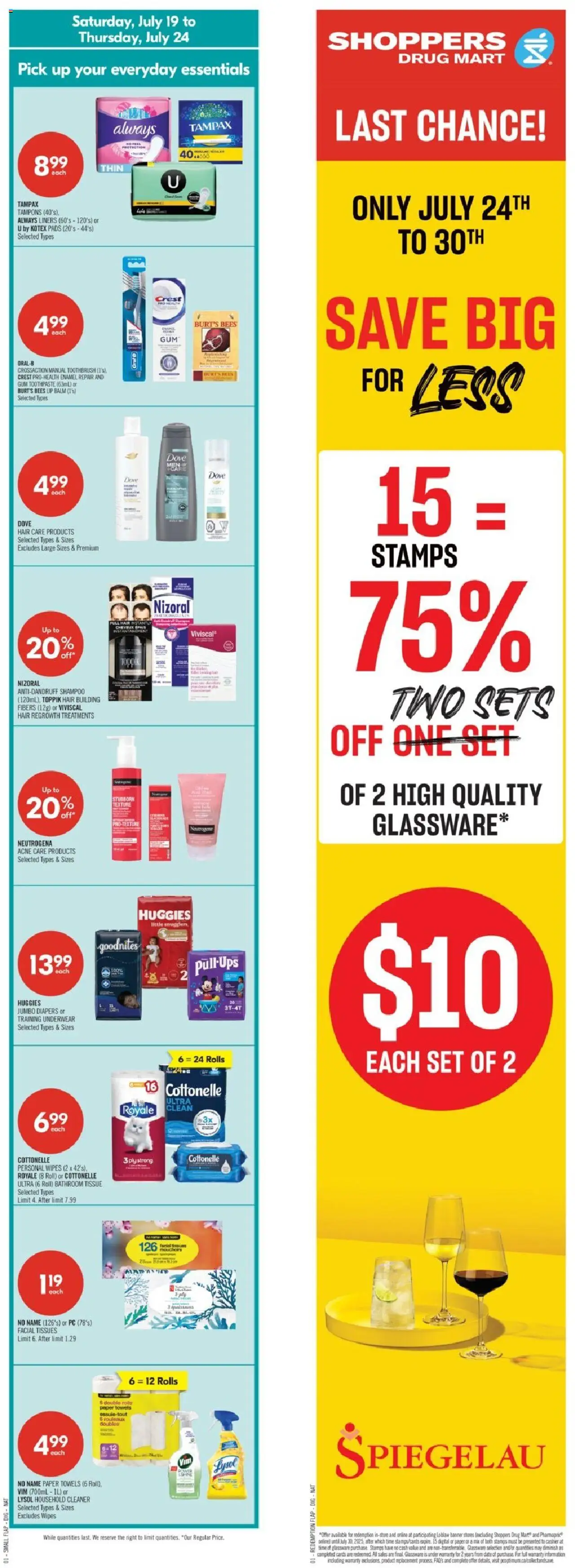 Shoppers weekly flyer / circulaire - page 2- valid from Jul 19, 2025