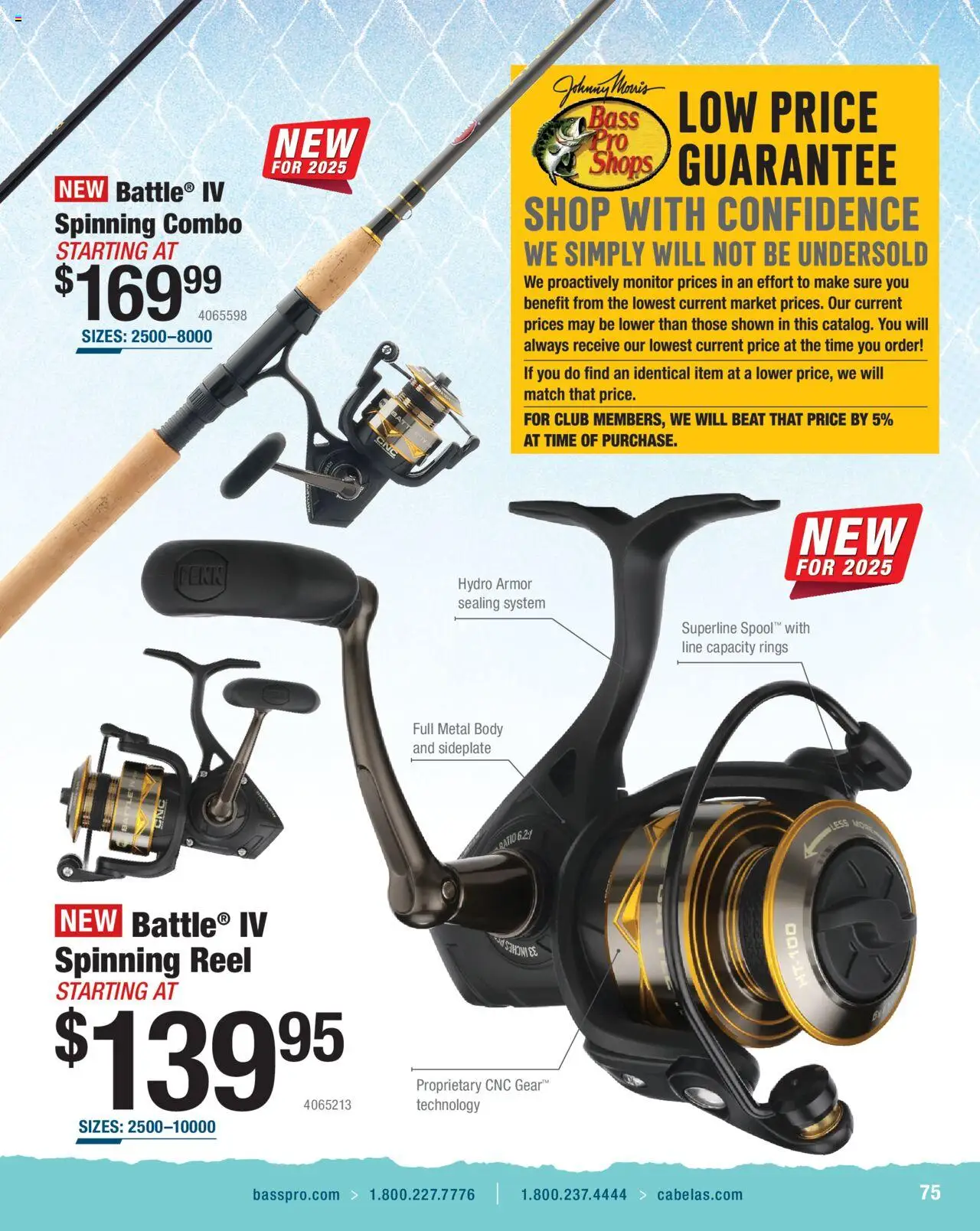 Cabela's Saltwater Specialist 25 - page 75- valid from 01/01/2025