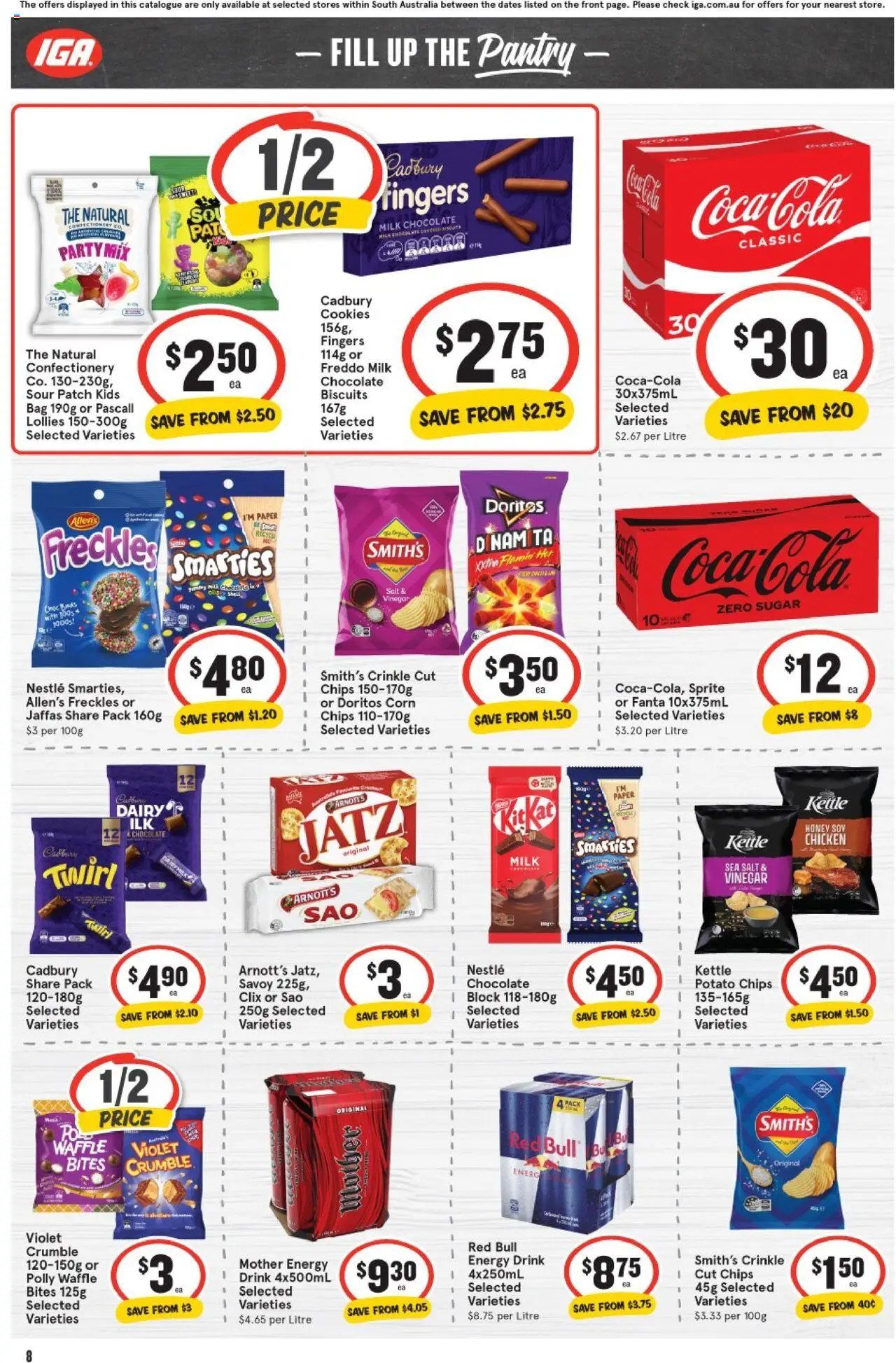 IGA Catalogue SA - page 8- valid from 16/07/2025