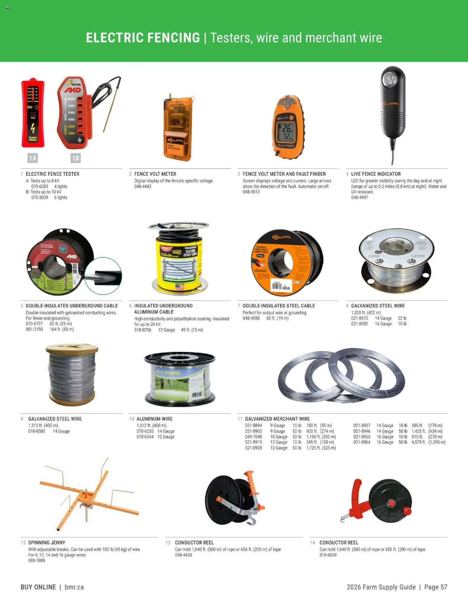 BMR - Agrizone - 2026 Farm Supply Guide - page 57- valid from Jan 9, 2026