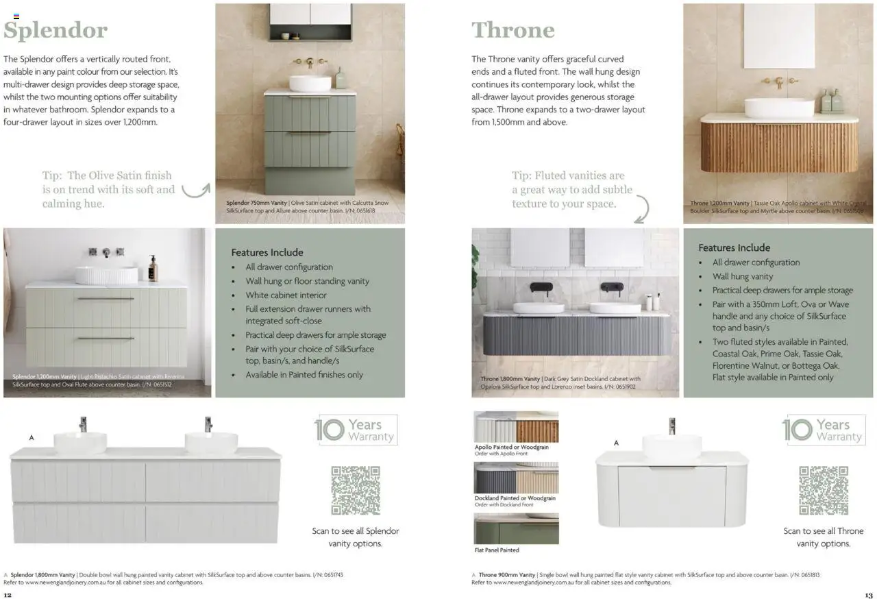 Bunnings Warehouse Bathroom Vanities - page 8- valid from 21/07/2025