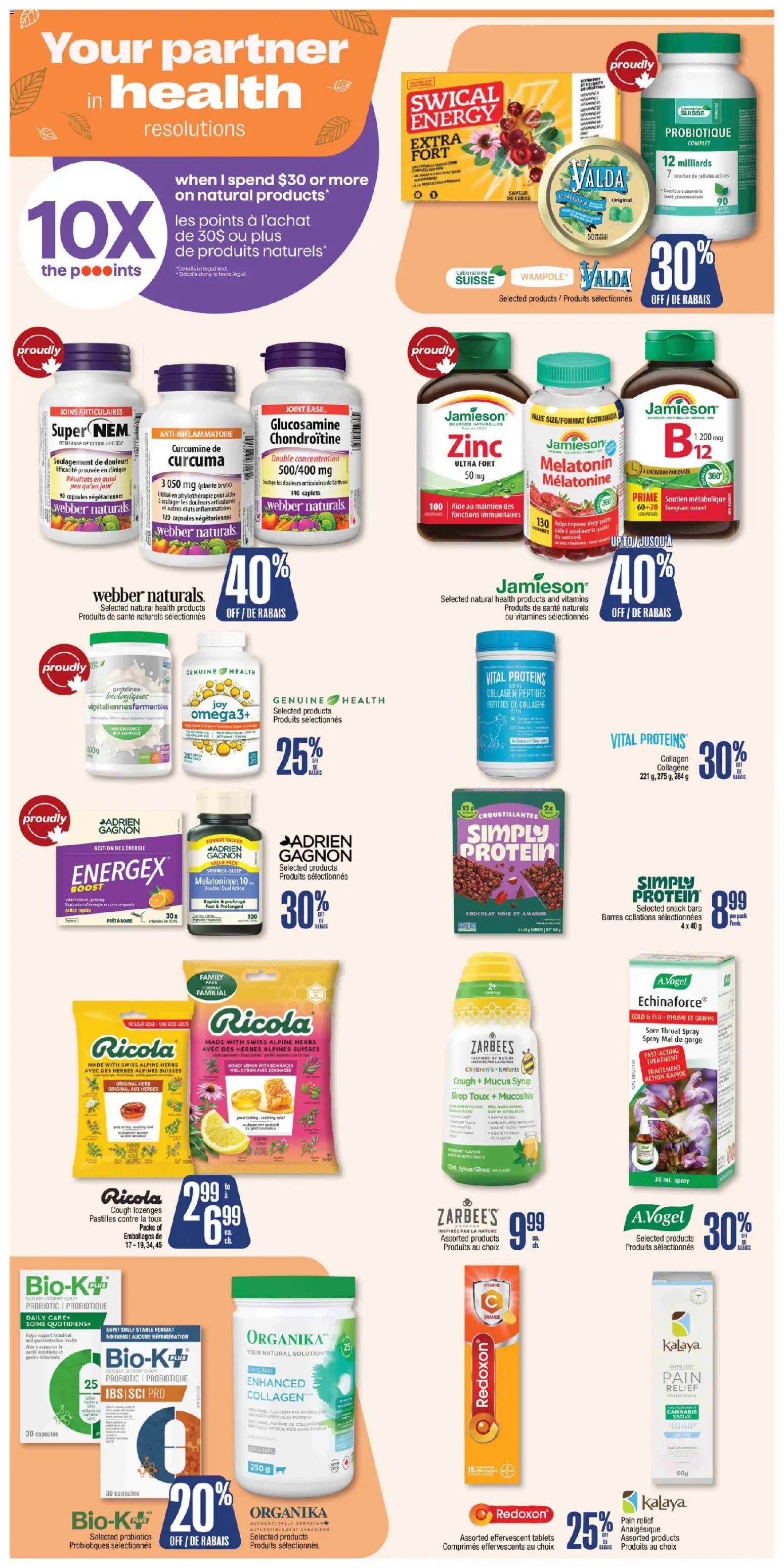 Jean Coutu weekly flyer - page 3- valid from Jan 15, 2026