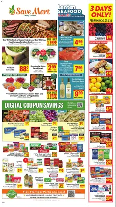 Preview Save Mart Weekly Ad valid from 02/18/2026