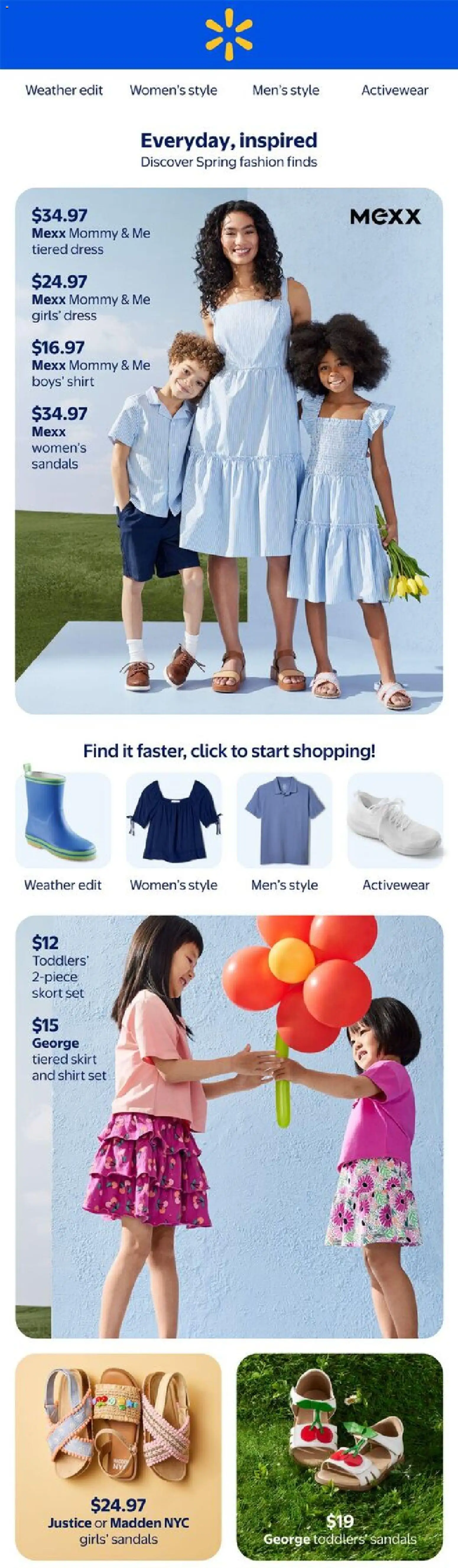 Walmart flyer - Everyday, inspired - page 1- valid from Mar 5, 2026