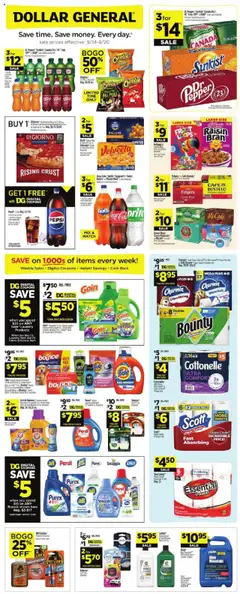 Preview Dollar General Weekly Ad valid from 09/14/2025