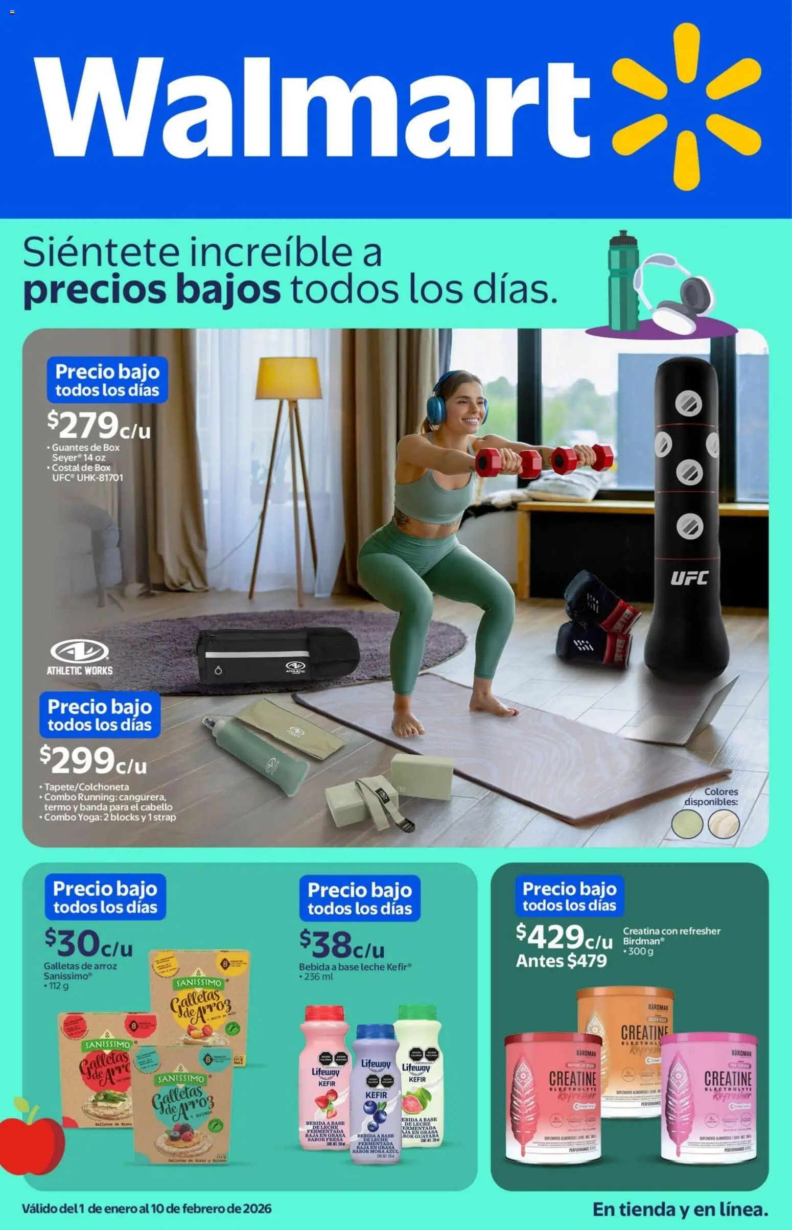 Walmart folleto Siéntete increíble - página 1- válido desde 01/01/2026