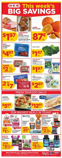 Preview H-E-B Weekly Ad valid from 01/14/2026