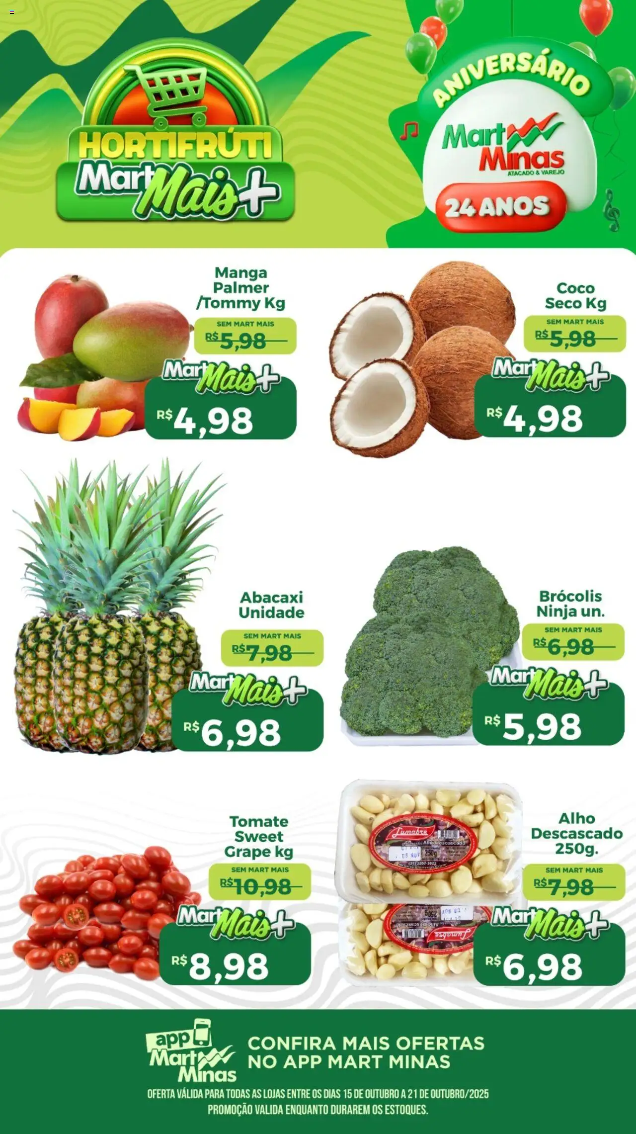 Mart Minas - Ofertas Hortifruti - página 1- válido a partir de 15/10/2025
