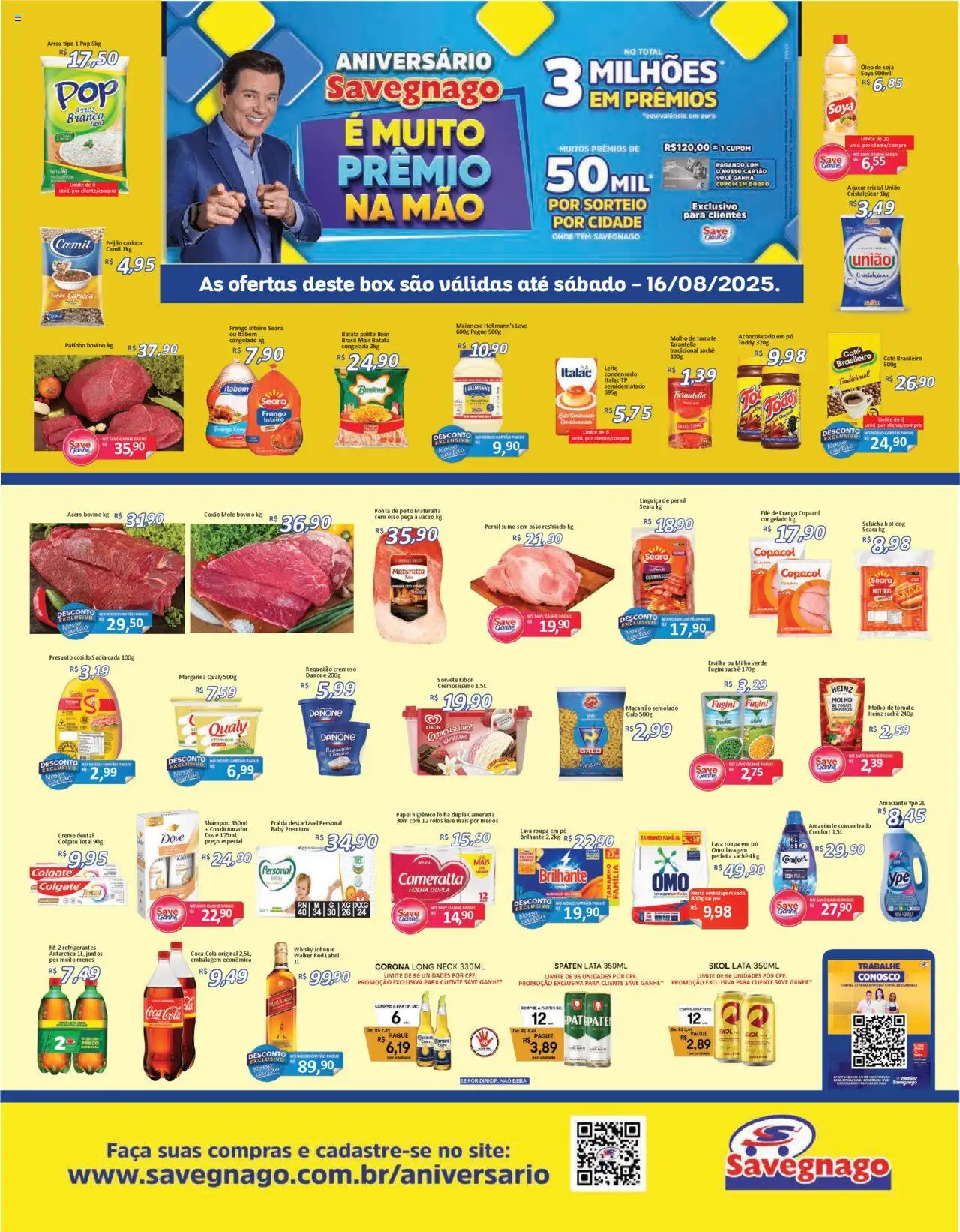 Savegnago - Ofertas da semana - página 1- válido a partir de 14/08/2025
