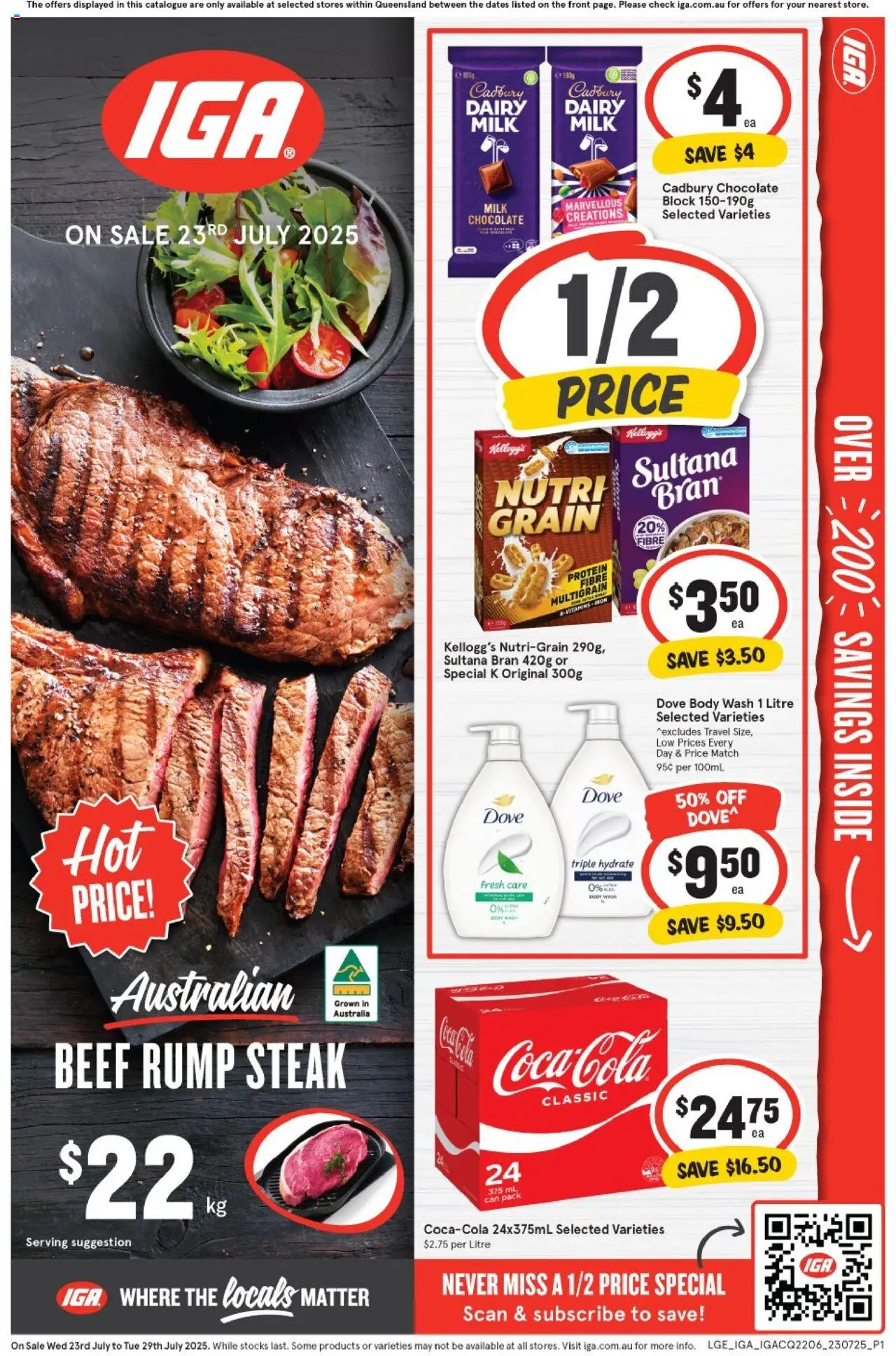 IGA Catalogue QLD - page 1- valid from 23/07/2025