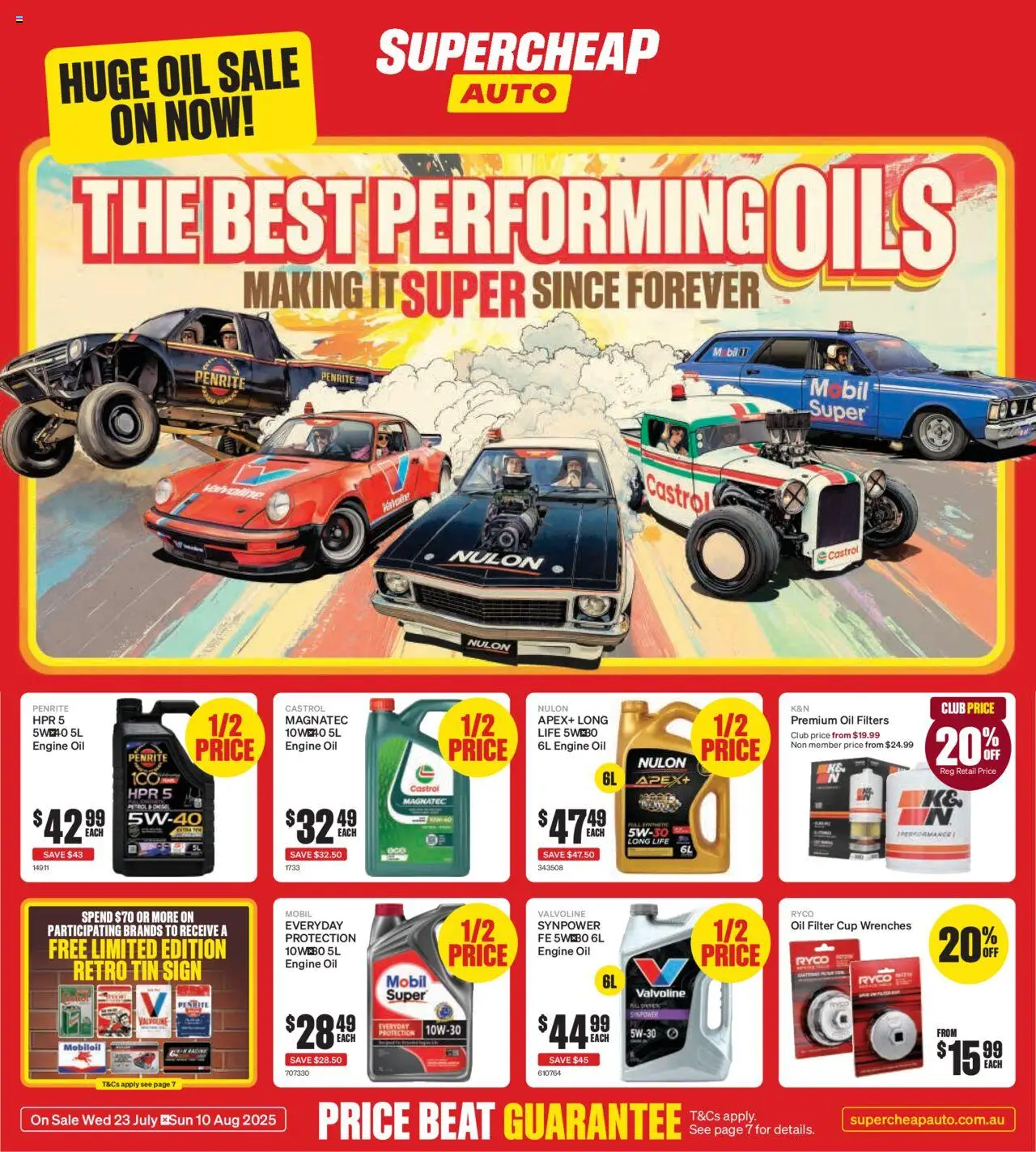 Supercheap Auto Catalogue - page 1- valid from 23/07/2025