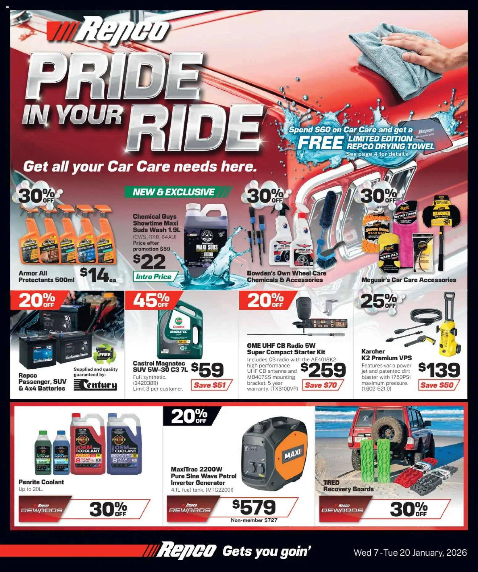 Repco Catalogue - page 1- valid from 07/01/2026