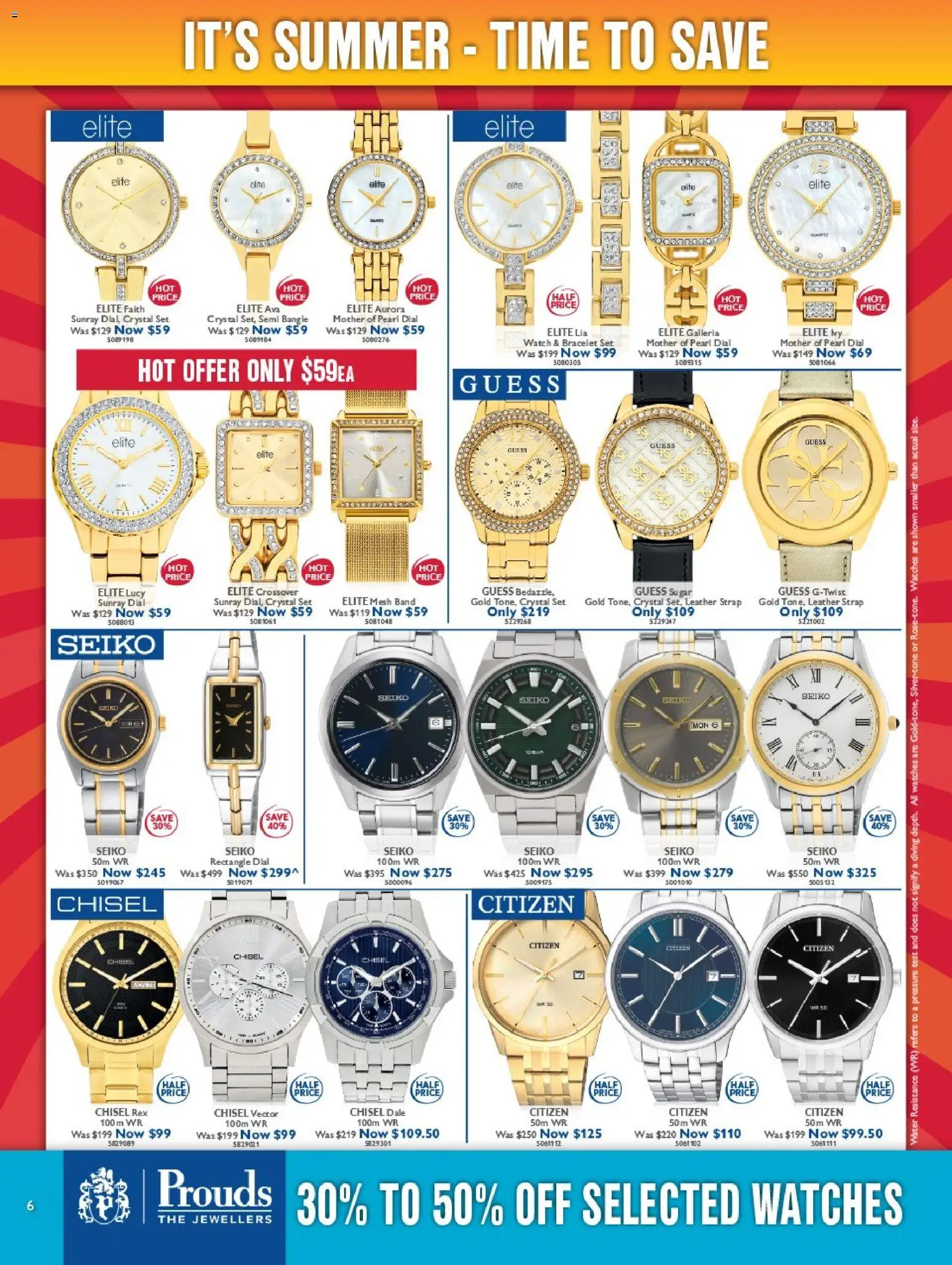 Prouds The Jewellers - Summer Sale - page 6- valid from 03/01/2026
