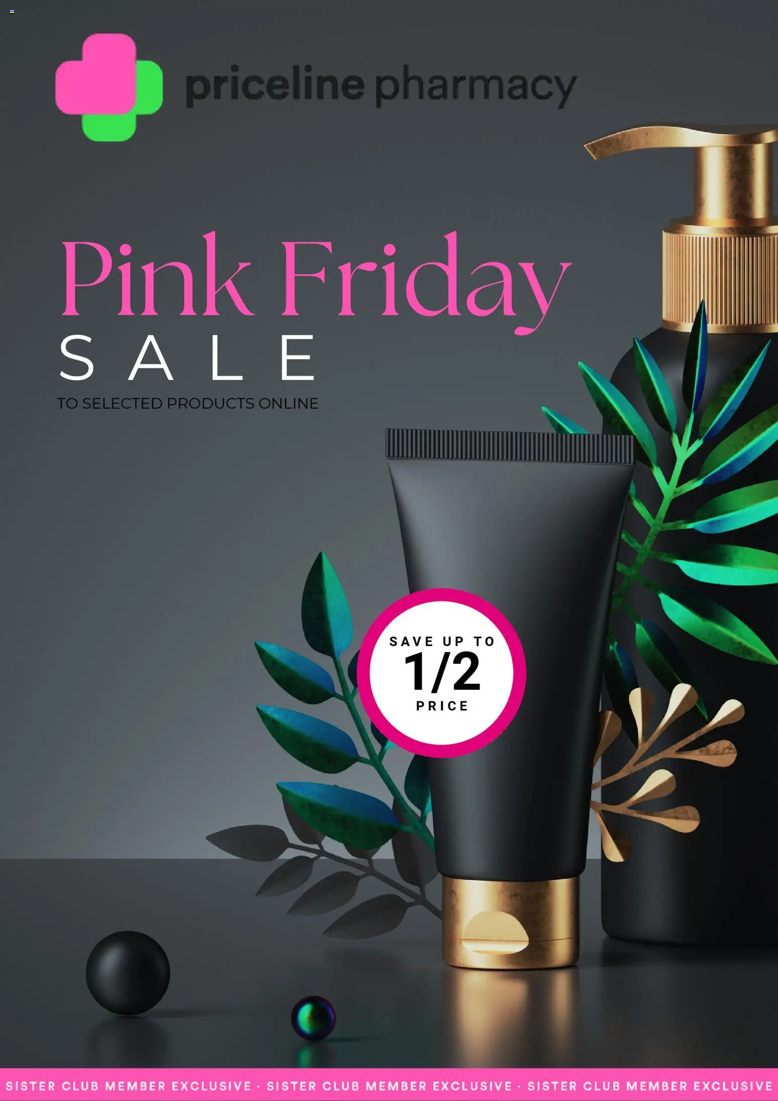 Priceline Pharmacy Black Friday - page 1- valid from 24/11/2025