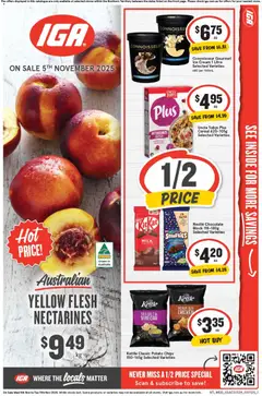 IGA catalogue preview - valid from 05/11/2025