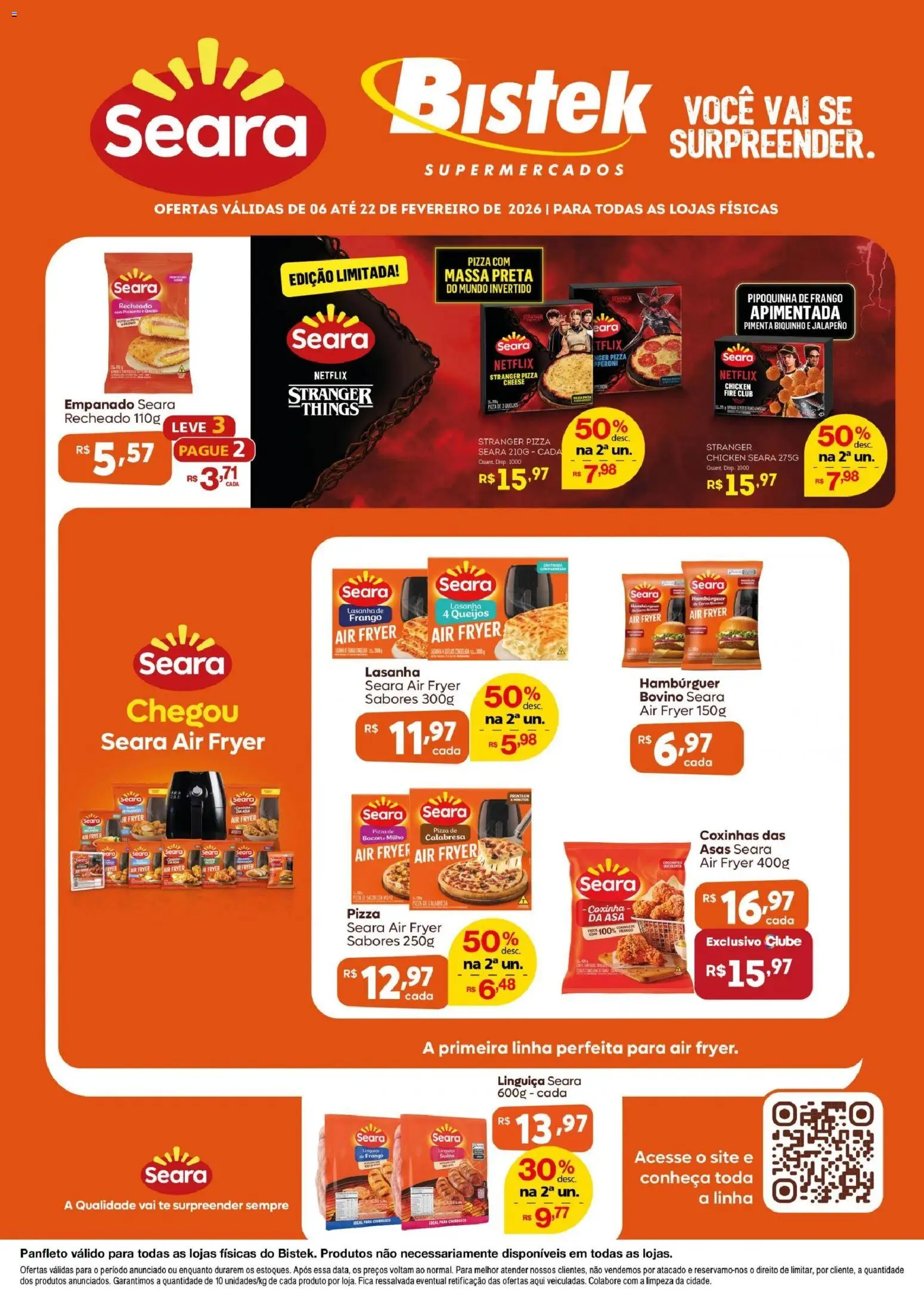 Bistek Supermercados - Ofertas Seara - página 1- válido a partir de 06/02/2026
