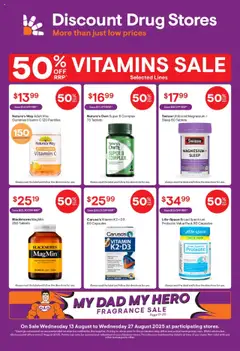 Discount Drug Stores catalogue preview - valid from 13/08/2025