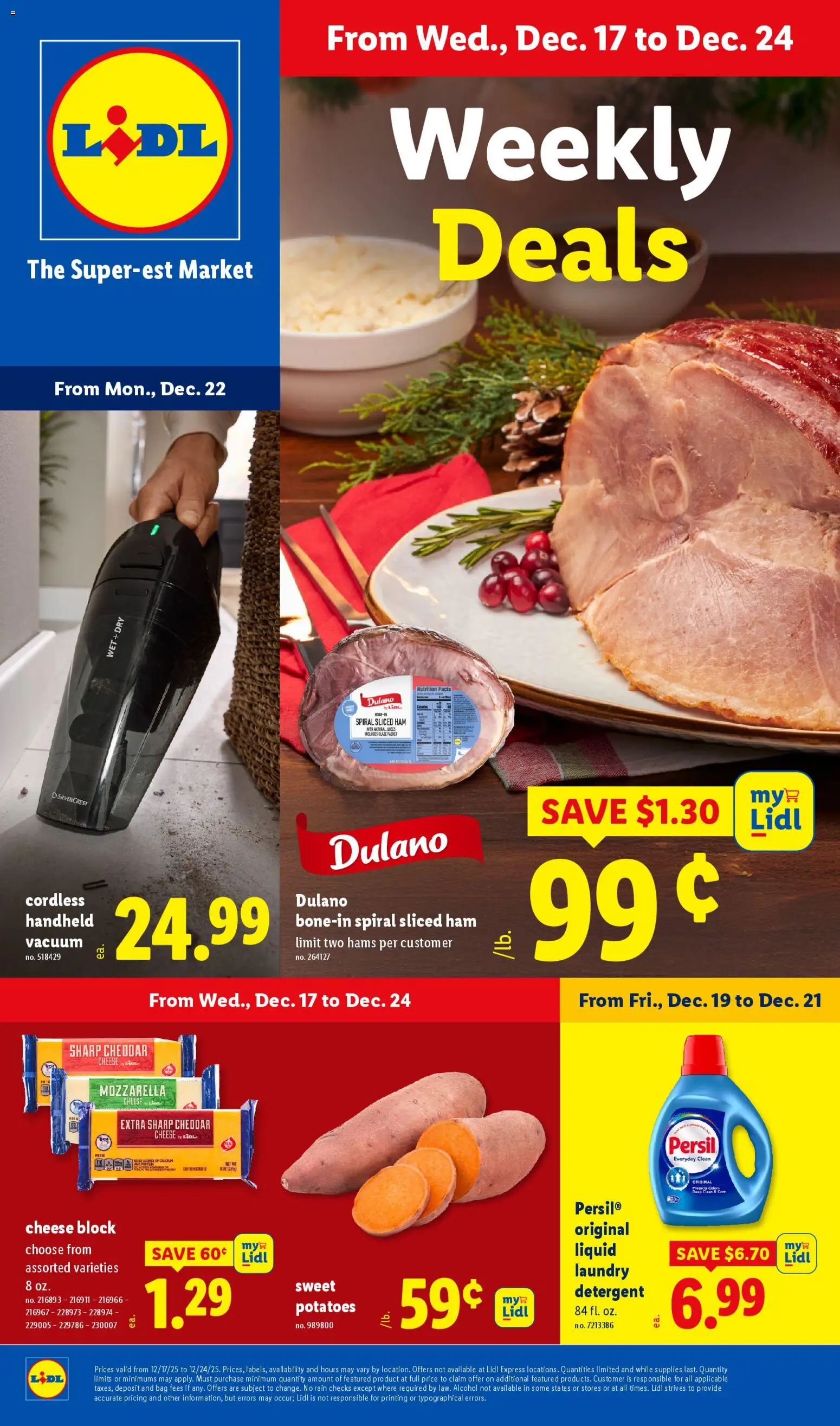 Lidl Weekly Ad - page 1- valid from 12/17/2025