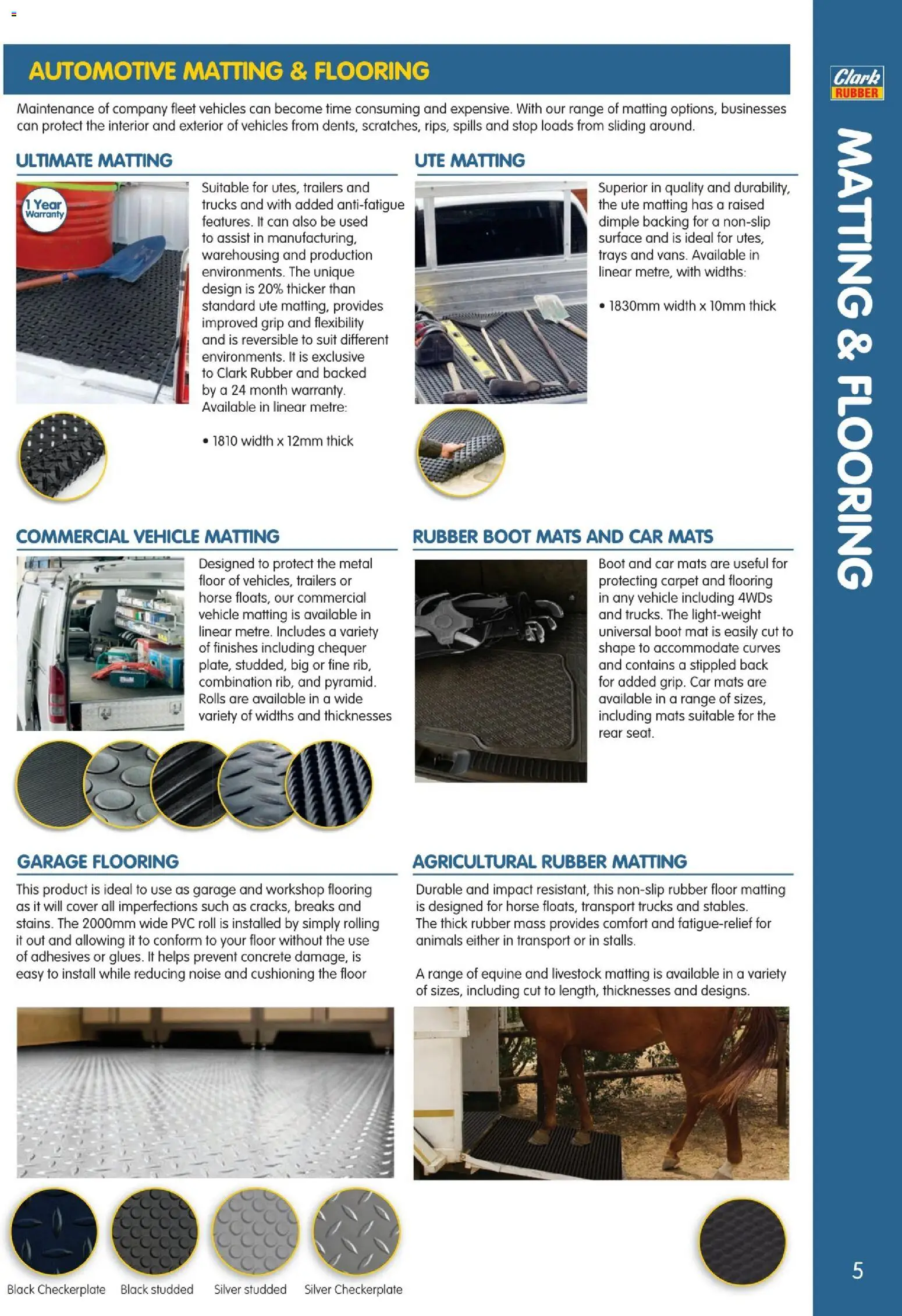 Clark Rubber catalogue  - page 5- valid from 02/04/2026