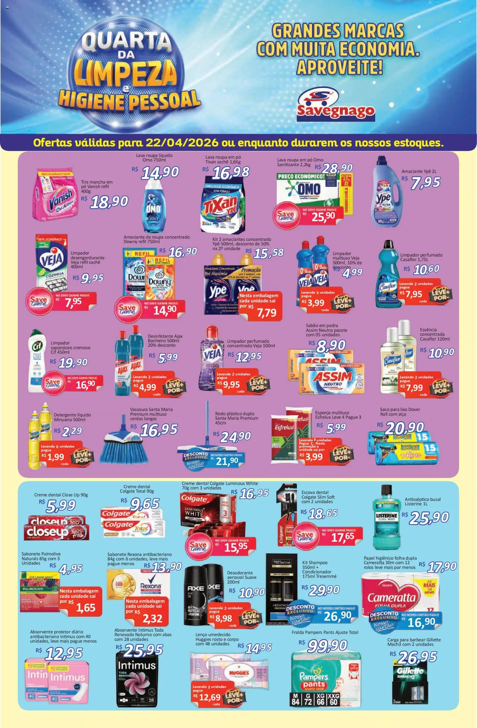 Savegnago - Ofertas da semana - página 1- válido a partir de 22/04/2026
