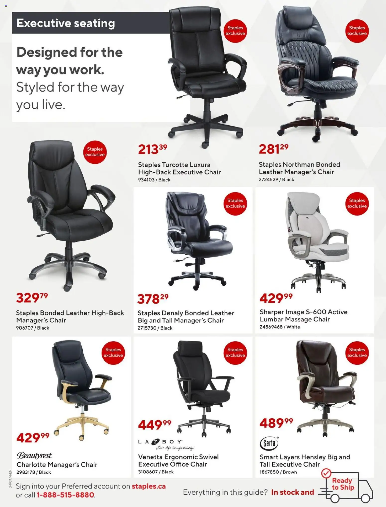 Staples - Furniture guide - page 3- valid from Oct 28, 2025