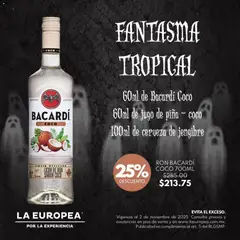 La Europea catálogo Bacardi Coco válido desde 31/10/2025
