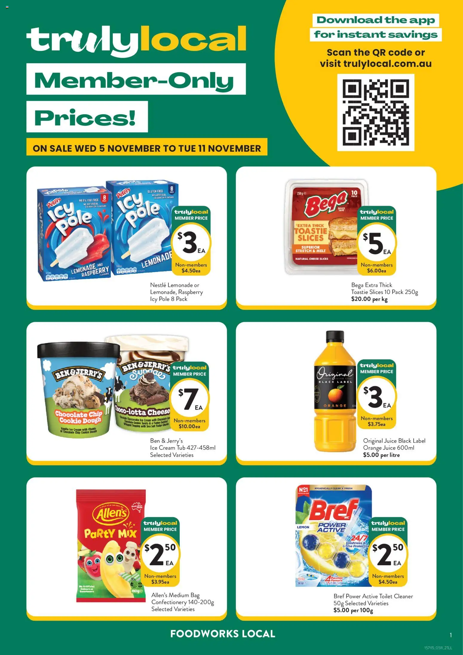 Foodworks Truly Local - page 1- valid from 05/11/2025