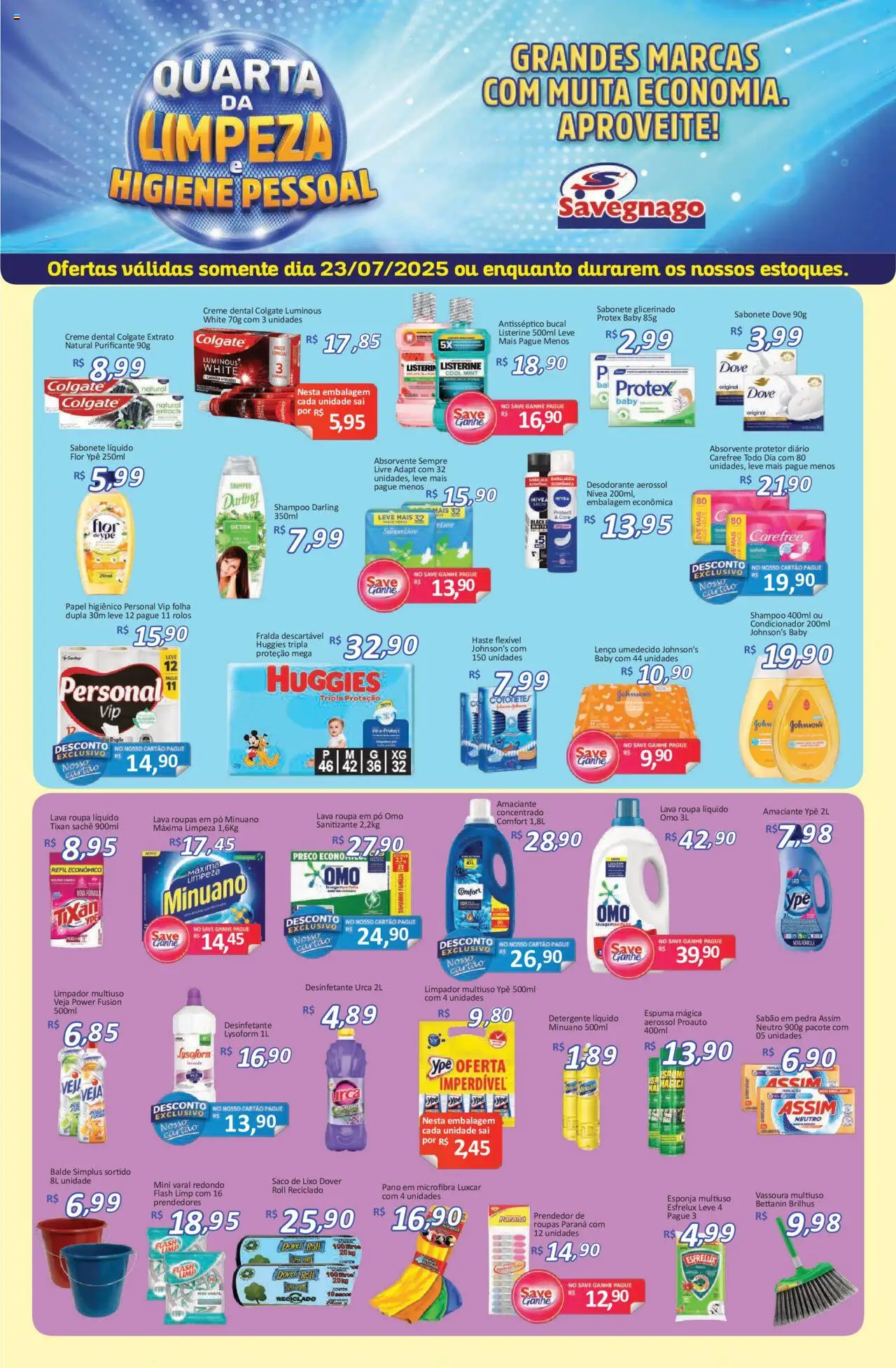 Savegnago - Ofertas da semana - página 1- válido a partir de 23/07/2025
